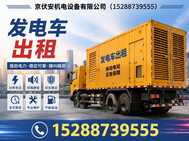 宜宾应急发电机出租展示图