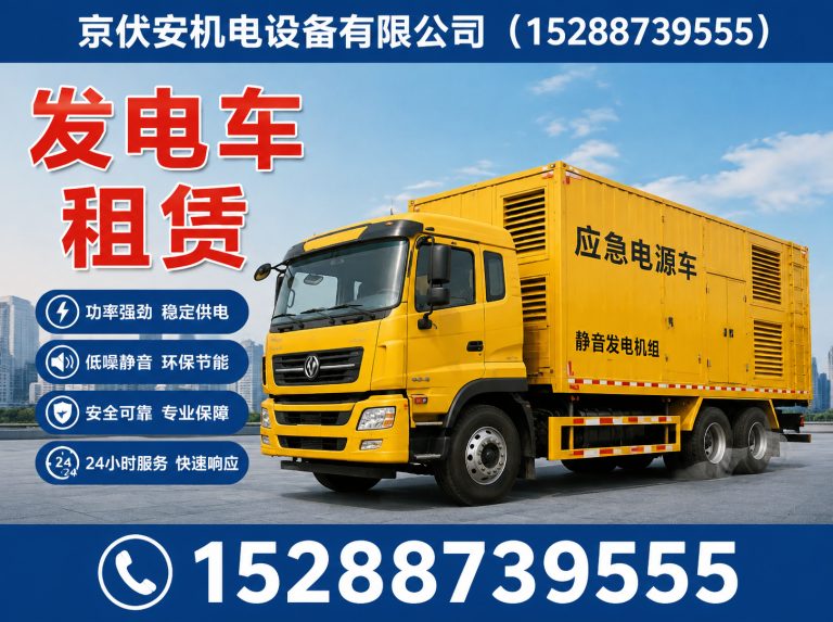 宜宾静音发电车租赁展示图